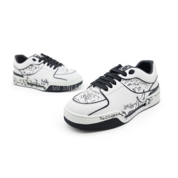 Dolce &amp; Gabbana White Black Graphiti