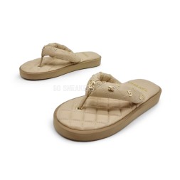 Chanel 5 Flip-flops Beige