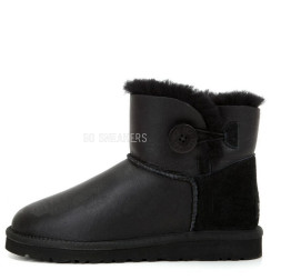 Bailey Button Mini Metallic Black