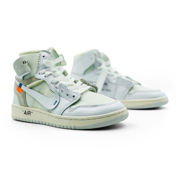 Унисекс кроссовки Nike Air Jordan 1 Mid Off Unisex White