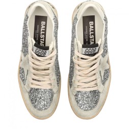 Golden Goose Superstar Ball Star and Glitter Heel Tab