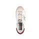 Женские кеды Golden Goose Superstar Bordeaux Silver Glitter
