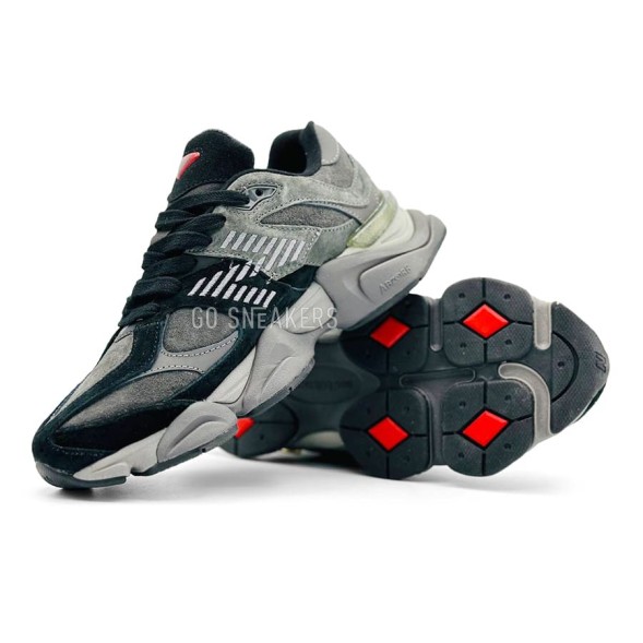 Мужские зимние кроссовки New Balance 9060 Winter Grey Black
