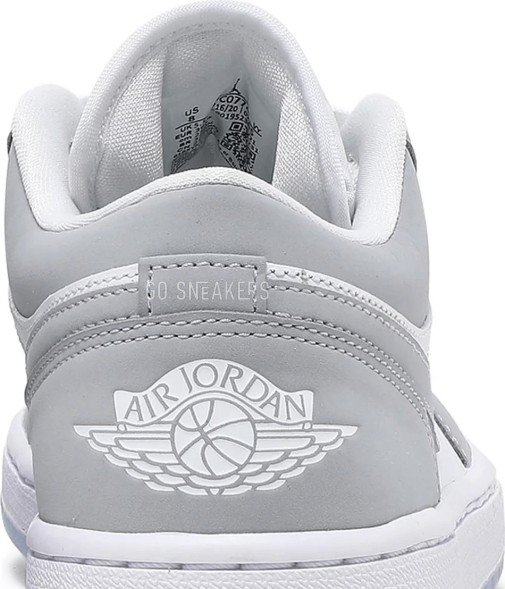 Унисекс кроссовки Nike Wmns Air Jordan 1 Low 'White Wolf Grey'