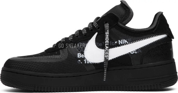 Унисекс кроссовки Nike Off-White x Air Force 1 Low 'Black'