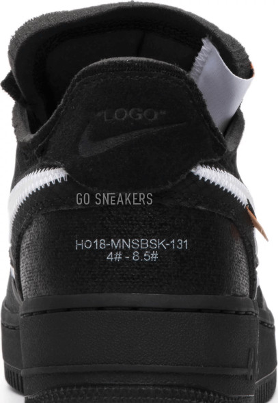 Унисекс кроссовки Nike Off-White x Air Force 1 Low 'Black'