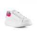 Женские кроссовки Alexander McQueen Luxe Fuchsia Patent