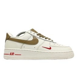 Nike Air Force 1 Low White Brown Kids
