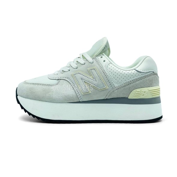 Унисекс кроссовки New Balance 574 Suede White