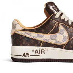 Nike Air Force 1 Low X Louis Vuitton Monogram Brown