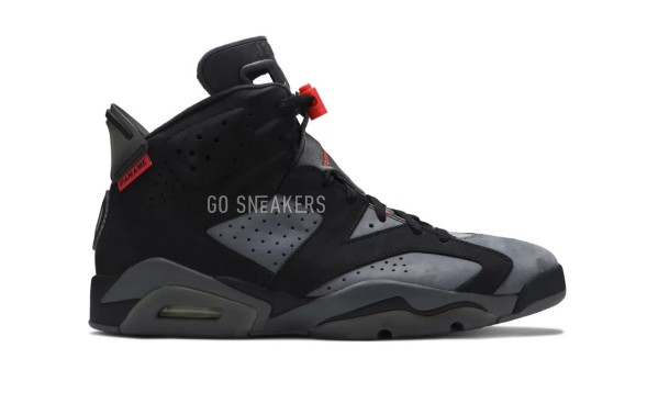 Унисекс кроссовки Paris Saint-Germain X Air Jordan 6 Retro Iron Grey