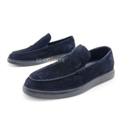 Hugo Boss Loafers Suede Dark Grey