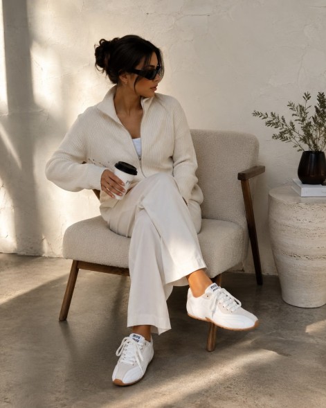 Женские кеды New Balance x Miu Miu Leather/Suede White/Grey