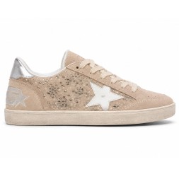 Golden Goose Super-Star Suede Beige Crystal