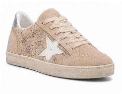 Golden Goose Super-Star Suede Beige Crystal