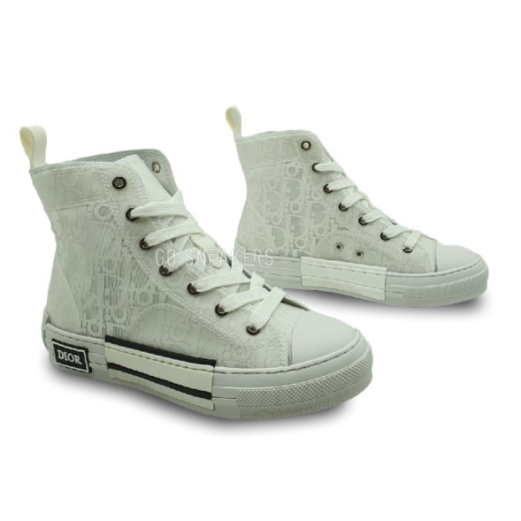Женские кеды Dior Oblique B23 High Top White